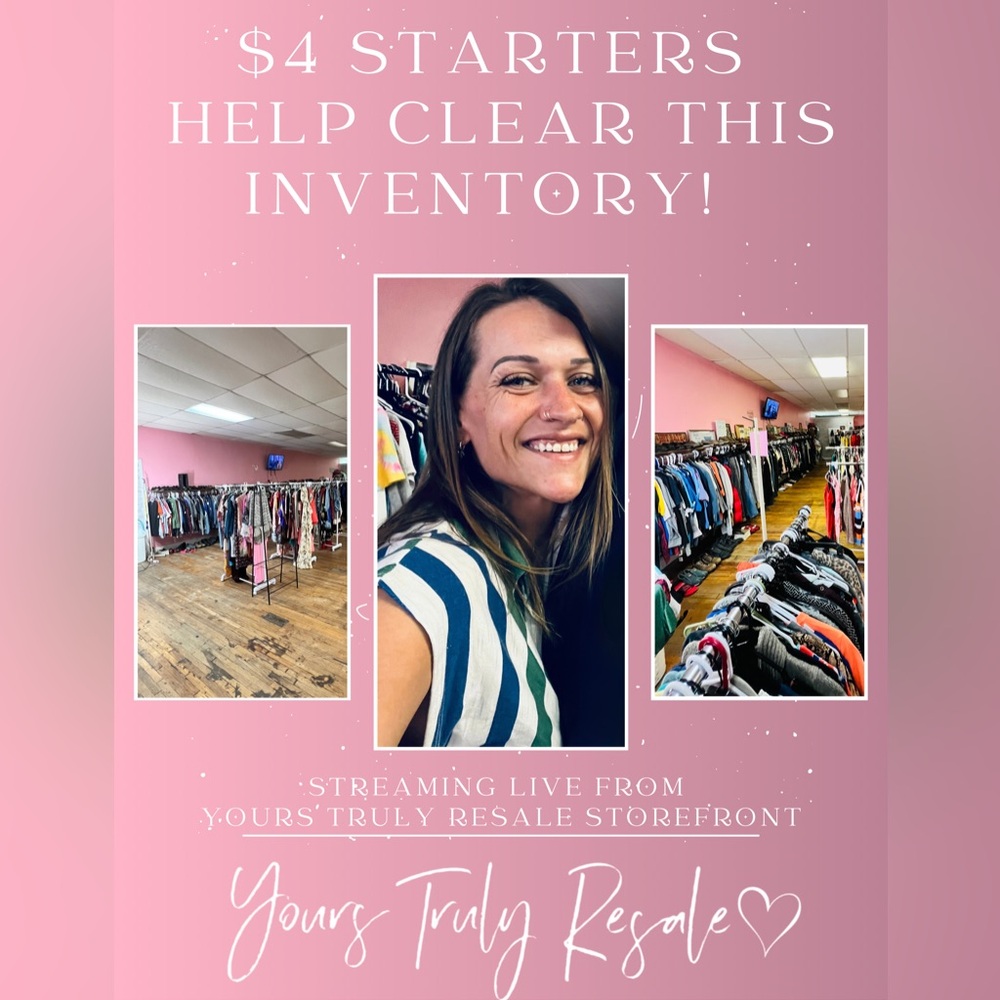 $4 starters all night live inventory clean out